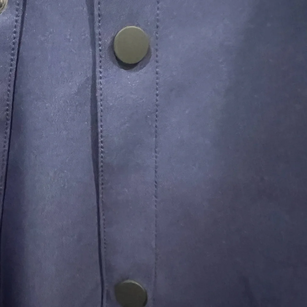 NWT- claim defame brand hyper lite navy and black bomber jacket - Picture 5 of 9